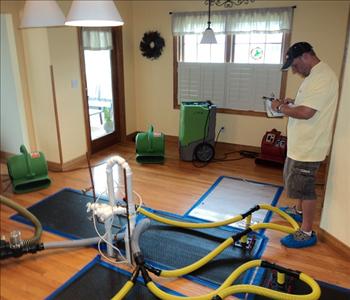 Water Damage Services, team member at SERVPRO of Kendall County