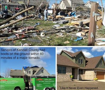 Tornado Work, team member at SERVPRO of Kendall County