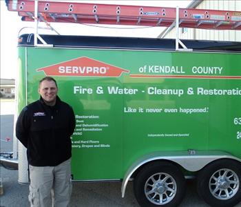 Steve Pearson, team member at SERVPRO of Kendall County