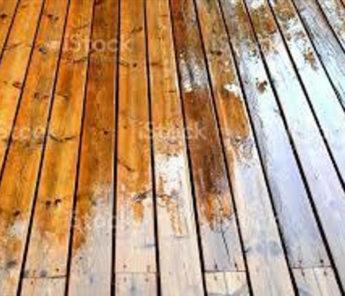 wet hardwood flooring